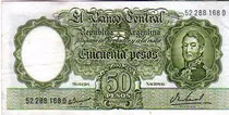 Comprar Billete Argentina ** 50 Pesos  San Martin  ** Año 1969