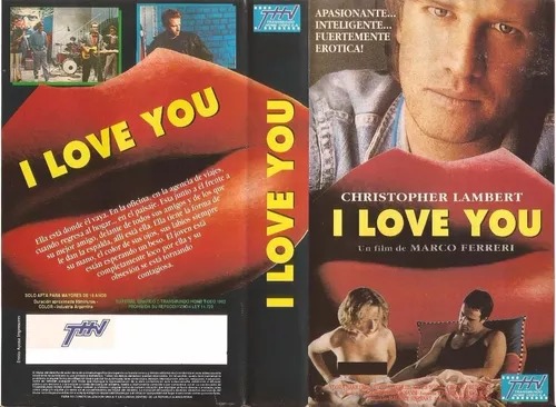 Jean Reno 1986 VHS Agfa High Color e 180 I Love You Christopher Lambert 