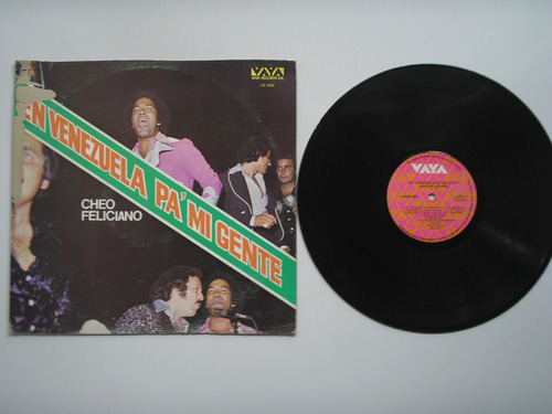 Lp Vinilo Cheo Feliciano En Venezuela Pa,mi Gente P-ven-1974