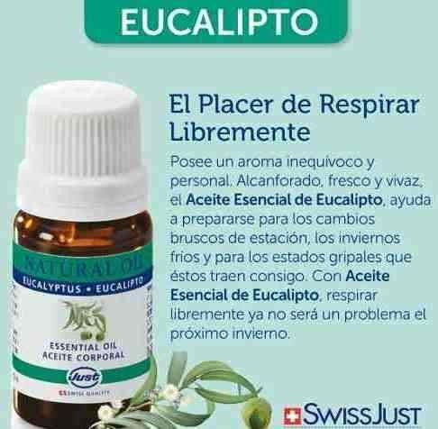 Aceite Esencial Eucalipto Swissjust