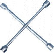 Imagen 4 de 4 de Cruceta Cromada Para Automóvil 5/8 X 3/4 X 13/16 X 7/8