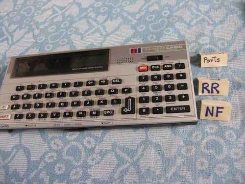 Mundo Vintage: Antigua Calculadora Casio Fx 750p Memoria Ckt