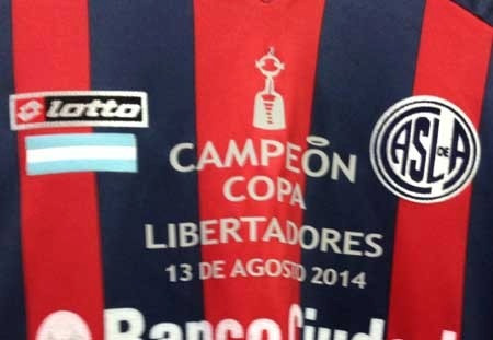 Estampado San Lorenzo Campeon Libertadores 2014 Lotto