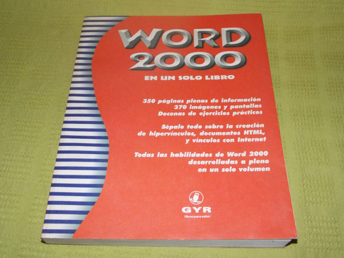 Word 2000 En Un Solo Libro - Carlos Boqué - Gyr