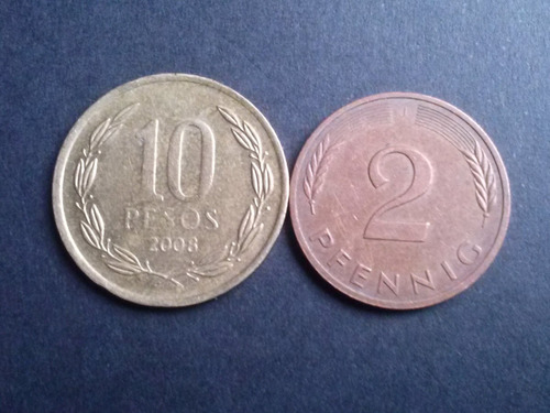 Moneda Alemania Federal 2 Pfening 1982 Ceca J (c28)