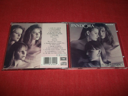 Pandora - Con Amor Eterno Cd Nac Ed 1991 Emi Mdisk