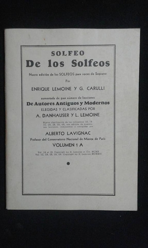 Solfeo De Los Solfeos Enrique Lemoine Y G Carulli