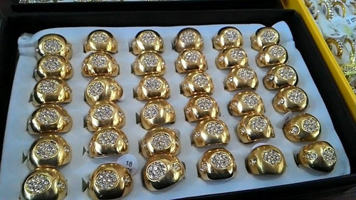 Imagem 4 de 6 de Kit De Anéis 30 Peças Lote Atacado Bijuteria Barato