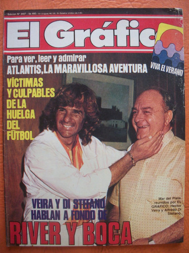 El Grafico 3407 22/1/1985 Veira Distefano River Boca