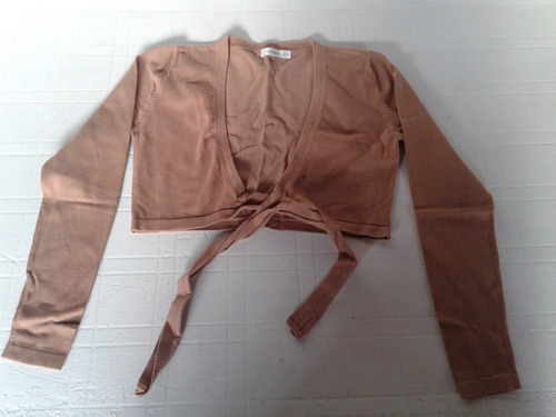 Saco Torerita Marron Clarito Silenzio Talle S