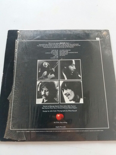 Lp Beatles Let It Be - Original 1988