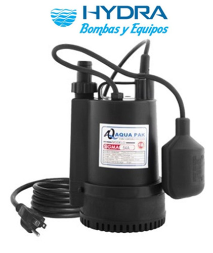 Bomba Sumergible Para Achique Aqua Pak Sigma ¼ Hp