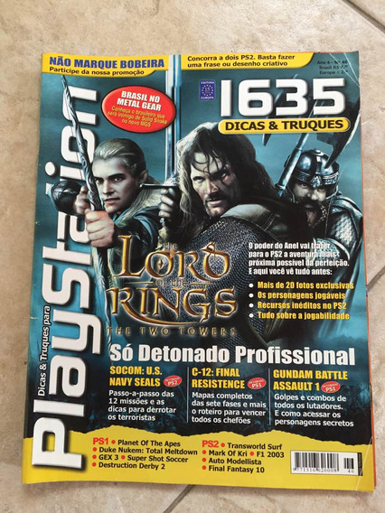 Revista Playstation 46 Lor Of The Rings Socom I611