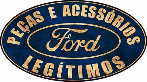 22431 - Placa Decorativa Ford Peças E Acessórios Legítimos