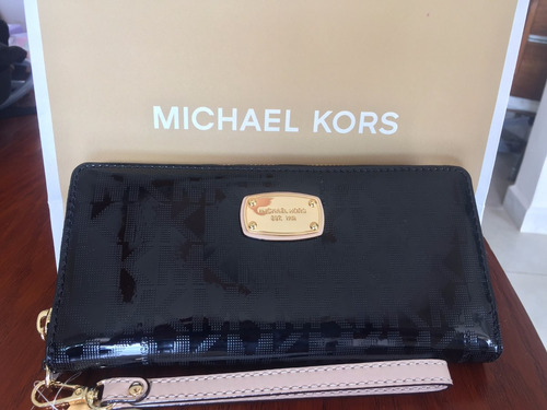 Cartera @ Michael Kors @ Modelo Mirror Negro Original Oferta