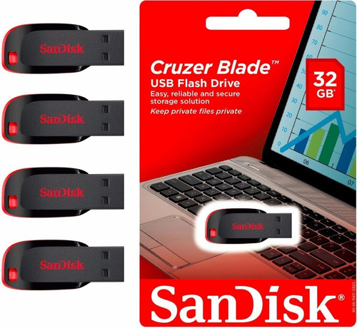 Imagen 6 de 6 de Pendrive Sandisk 32gb Totalmente Original Garantia