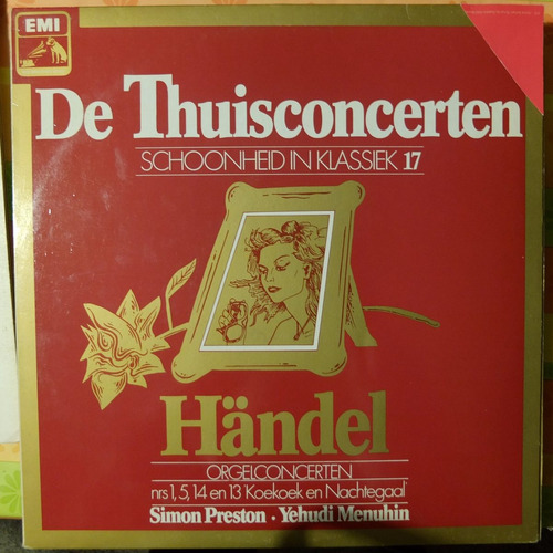 Vinilo Música Clásica: Händel Conciertos Órgano N°1,5,13,14