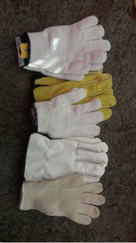 Guantes De Carnaza Y De Hilo