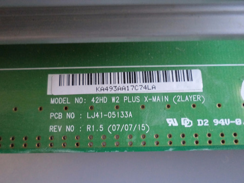 Placa X-main Lj41-05133a Lj92-01493a Samsung Pl-42e91hx/xaz