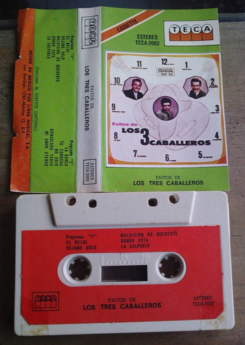 Los 3 Caballeros Exitos Cassettee Rarisimo Vmj