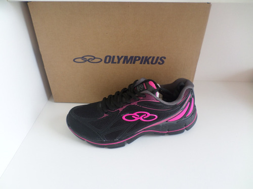 Tênis Feminino Olympikus Follow - Preto/pink