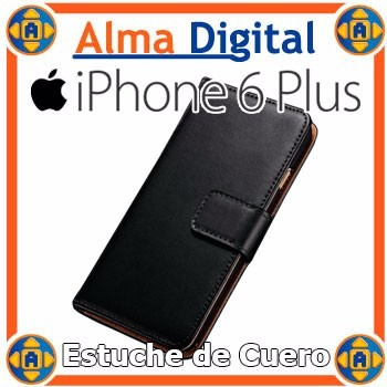 Estuche Cuero iPhone 6 Plus Funda Forro Protector Libreta