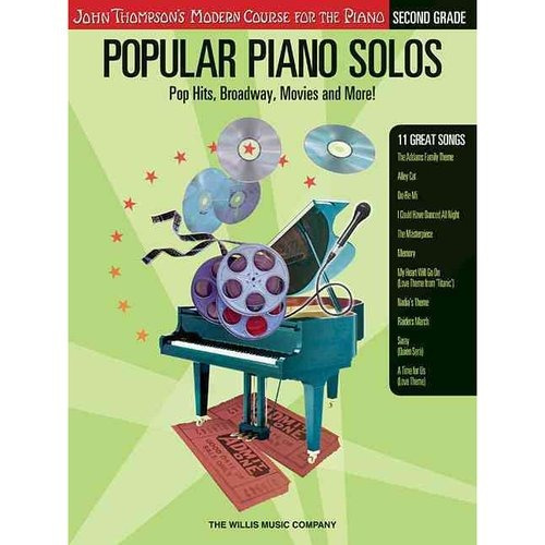 Solos De Piano Popular Segundo Grado: Pop Hits Broadway