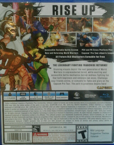 Imagen 2 de 8 de Street Fighter 5 Juego Ps4 Fisico/ Mipowerdestiny