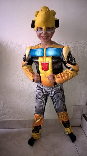 Disfraz Transformers Bumblebee Rescue Bots - Tallas 2 A 4