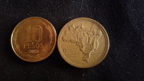 Moneda Brasil  1 Cruzeiro Bronce 1945 (p04)