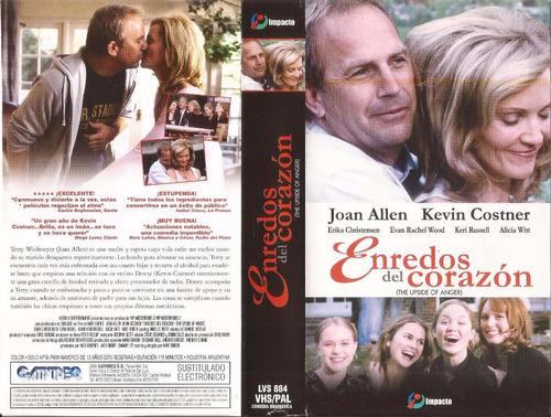 Enredos Del Corazon Vhs Kevin Costner Joan Allen Keri Russel