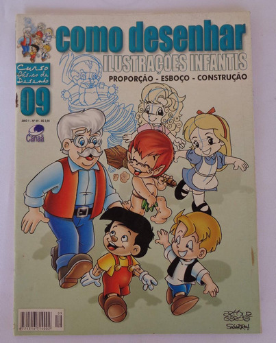 Revista Antiga E Usada Como Desenhar Ilustrações Infantis 09