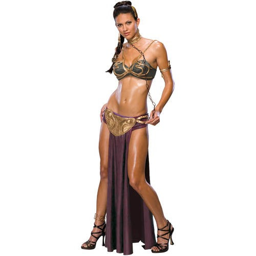 Disfraz De Princesa Leia Esclava Para Mujer Talla: S