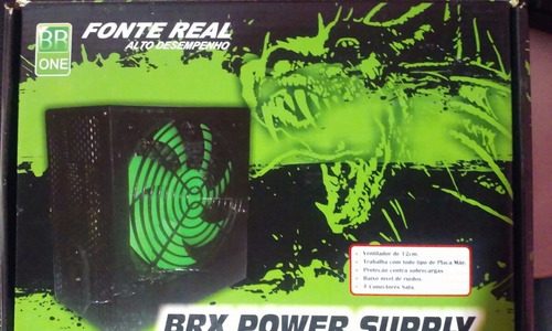 Imagem 5 de 5 de Fonte 500 Watts Reais Brx Power Supply