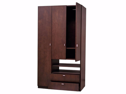 Closet Ropero Modular Minimalista Mod Qina 1.20m Moderno