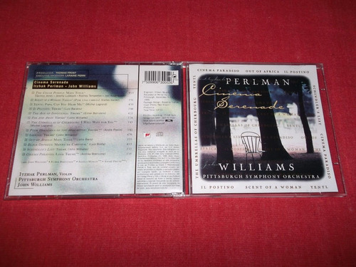 Cinema Serenade - Perlman Williams Cd Nac Ed 1998 Mdisk