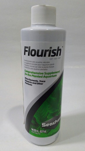 Flourish 250ml Seachem - Fertilizante Aquário Plantado Npk