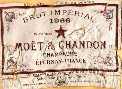 Carteles Antiguos Chapa 20x30cm Champagne Chandon Dr-200