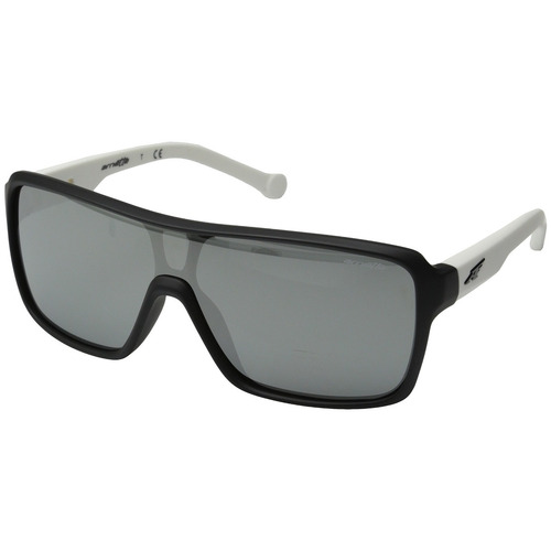 Arnette Tallboy Fuzzy Black / Fuzzy White - Grey Mirror