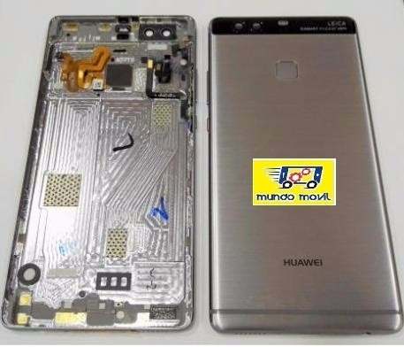 Tapa Trasera Huawei  P9, Sensor Incluido Blanco Negro Dorado