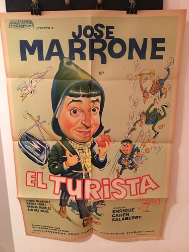 Afiche De Cine Original - El Turista - Jose Marrone