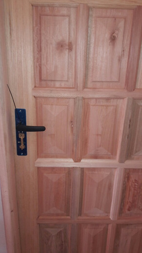 Puerta Exterior En Madera De Eucaliptos Nuevas Ciega