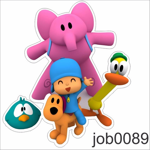 Adesivo Infantil Desenho Pocoyo E Sua Turma Job0089