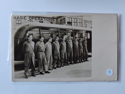 Foto Original 1938 Prisioneiros Força Aerea Americana