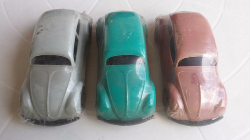 Fusca - Plastico Vazado - Lote Com 3 - Marca Rezen Tec (Usado)