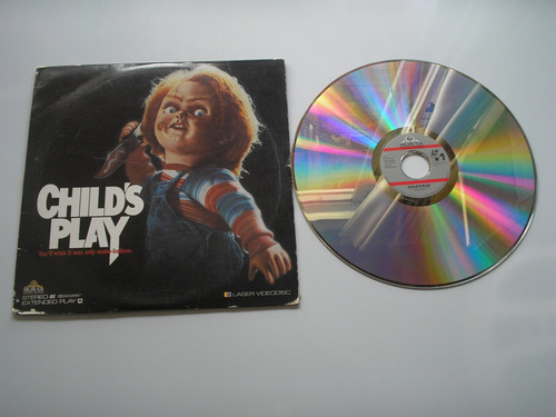 Disco Video Laser Chucky Child,s Play  Printed Usa 1988