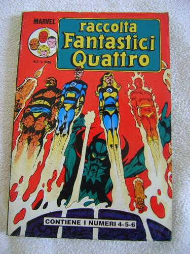 Hq Gibi Quarteto Fantástico (fantastici Quattro) Nº2 Ano 1988 Italiano Raro!