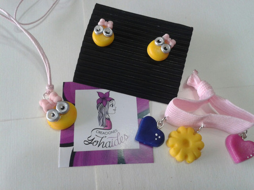 Soy Luna, Dije, Zarcillos Y Pulsera.