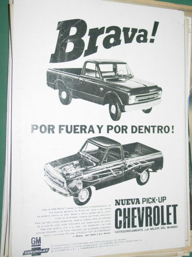 Publicidad Camioneta Chevrolet Brava Por Dentro Y Por Fuera