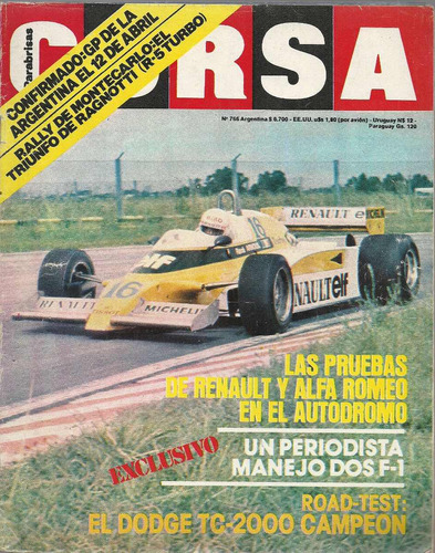 Revista Parabrisas Corsa 1981 Nro 766